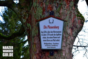 Plessenburg Harzer Wandernadel Stempelstelle 7
