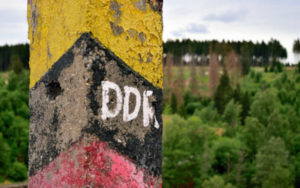 Eckertalsperre - Stempelstelle 1 - alte DDR-Grenzsäule